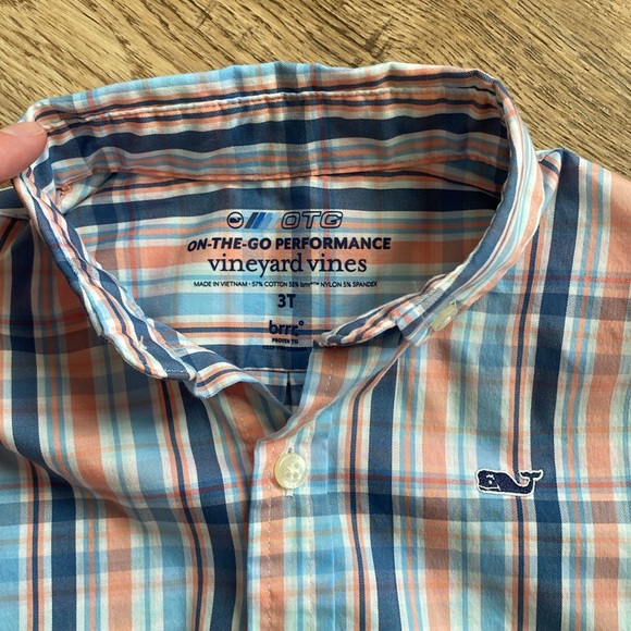 Vineyard Vines Long Sleeve Button Down Boys 3T - Picture 3 of 4
